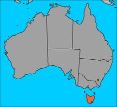 The island of Tasmania